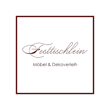 Logo Festtischlein - Vintage Möbel & Deko Verleih für Hochzeiten , Geburtstag , Taufe Babyparty und Event Location in Demling / Ingolstadt -vintagmöbel